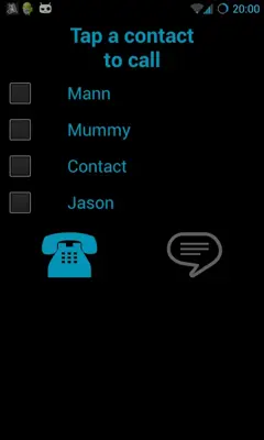 Shake to Call/Message FREE android App screenshot 1